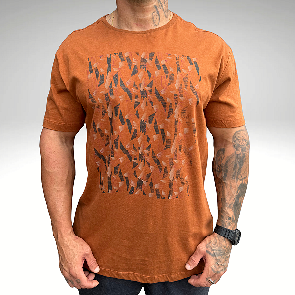 Camiseta Dixie Dix 6891 Marrom