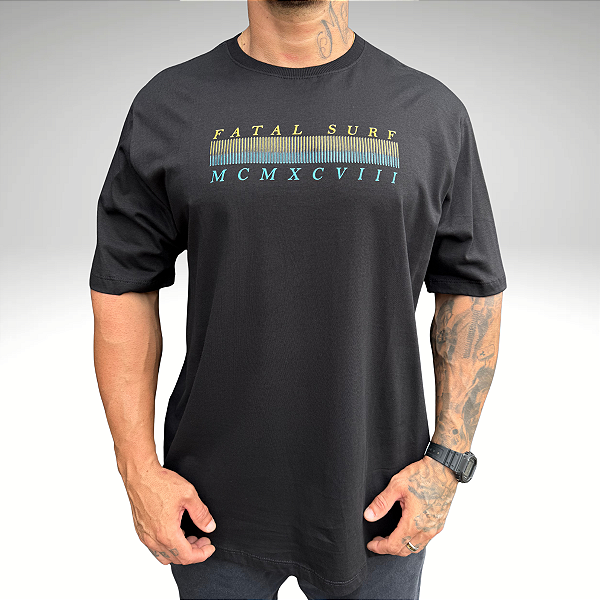 Camiseta Fatal 28621 Preto