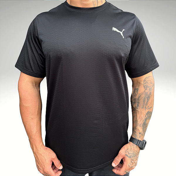 Camiseta DryFit Puma 520141 Preto Produto ORIGINAL