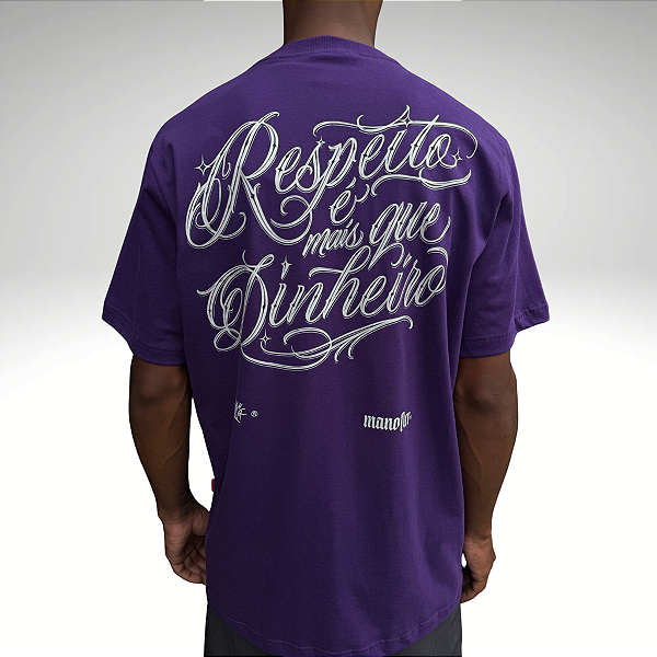 Camiseta Mano Fler Chronic 02 Roxo Maseu