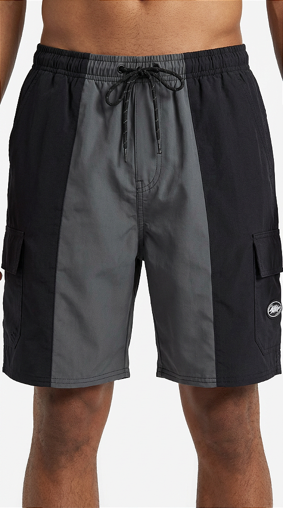 Bermuda Cargo Tactel Chronic Preto Reativo