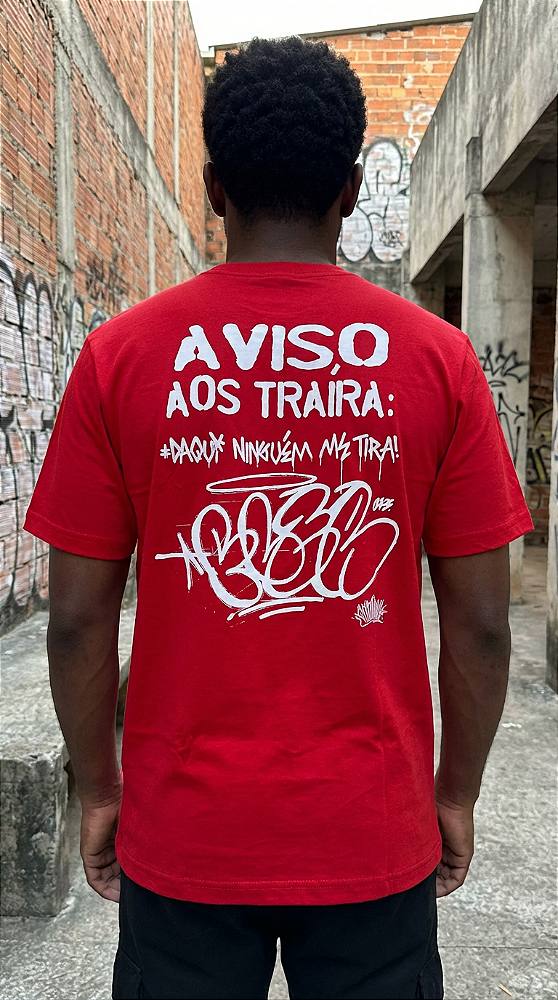 Camiseta Mano Fler Chronic 08 Vermelho Puro