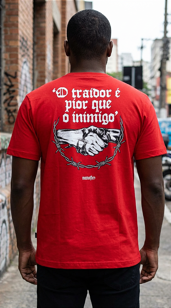 Camiseta Mano Fler Chronic 05 Vermelho Puro