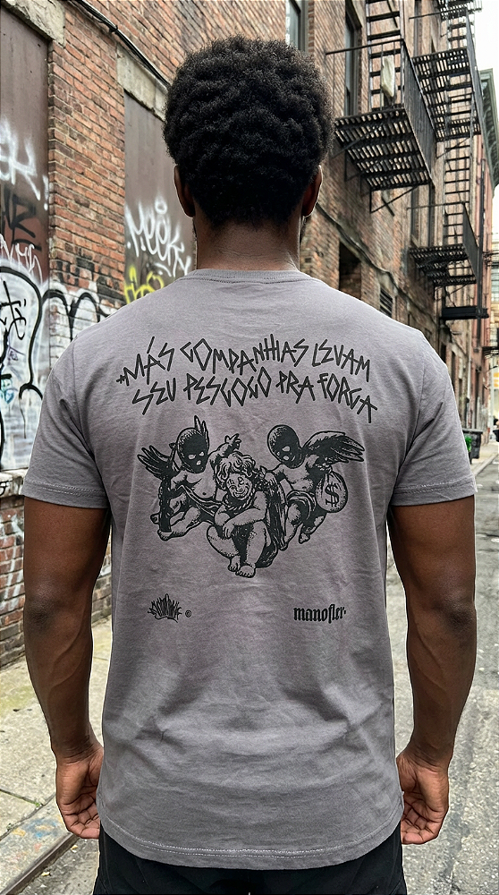 Camiseta Mano Fler Chronic 07 Cinza Chumbo