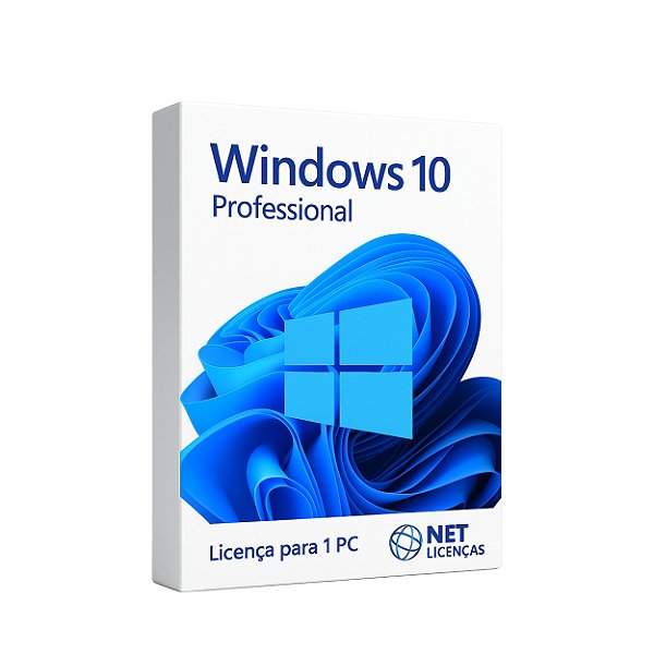 Windows 10 PRO – Licença Vitalícia – Para 1 Pc - 32/64 bits + Nota Fiscal