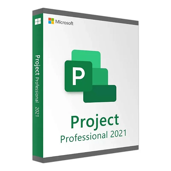 Project 2021 Standard/Profissional – Licença Vitalícia – Para 1 Pc - 32/64 bits - PT-BR + Nota Fiscal