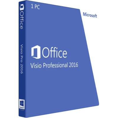 Visio 2016 Standard/Professional – Licença Vitalícia – Para 1 Pc - 32/64 bits + Nota Fiscal