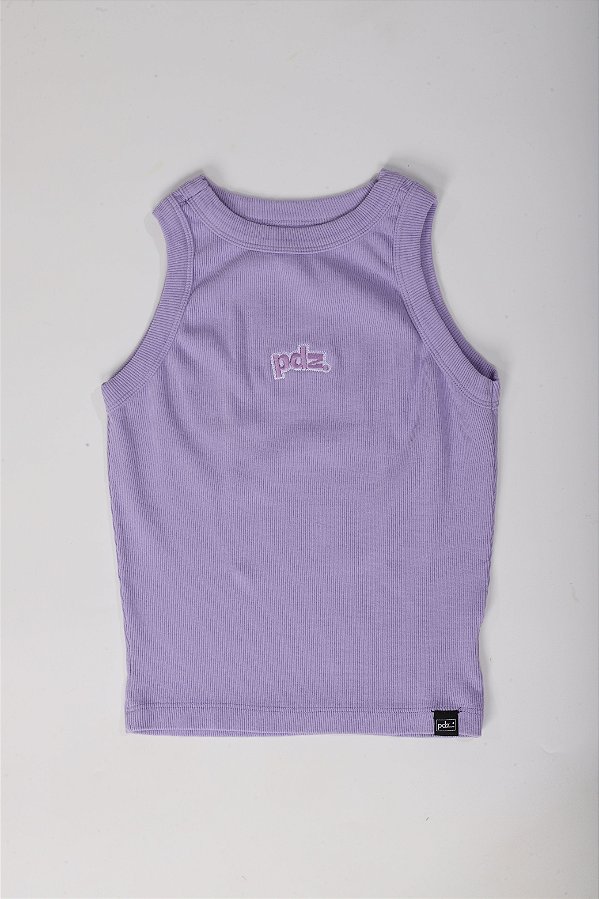 Regata Canelada Feminina Pdz Lilás