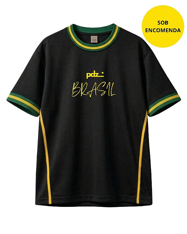 Camiseta Brasil Preta