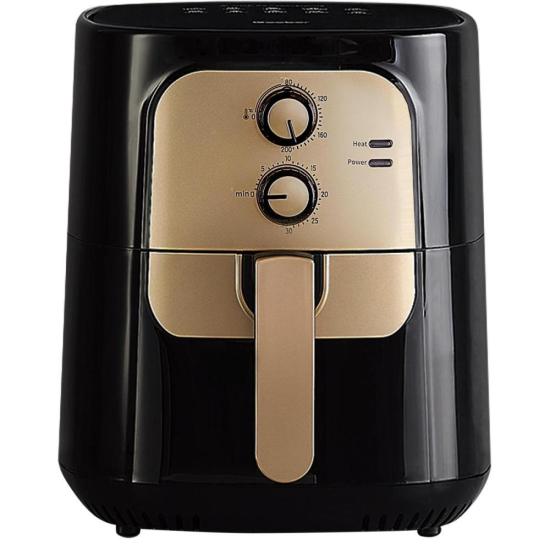 Fritadeira Elétrica Air Fryer Gaabor Vintage 5,5L Preta 220v