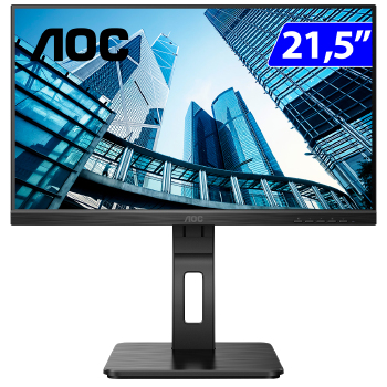 Monitor Aoc 21.5p 22p2es Ips/vga/hdmi/vesa/ajust - 22p2es