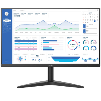 Monitor Aoc Led 27p 27b1hm 75hz Fullhd Hdmi Vga - 27b1hm