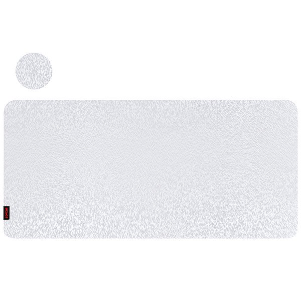 Mouse Pad Desk Mat Exclusive Branco 800x400 Pcyes - Pmpexw