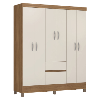 Roupeiro Demobile Flash Ii 6 Pts 2 Gvs - 62920-140 - PC / 2