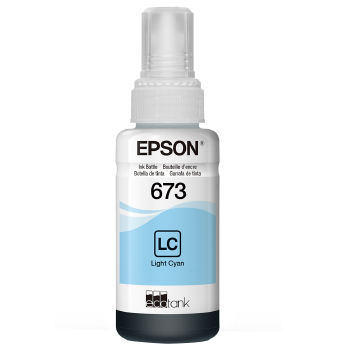Refil Tanque De Tinta Epson T673 Ciano Claro  - T673520-al