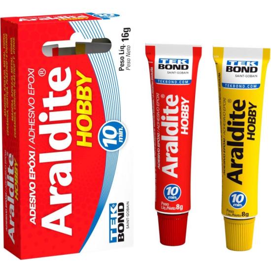 Adesivo Araldite Hobby 16g Tekbond - CX / 6