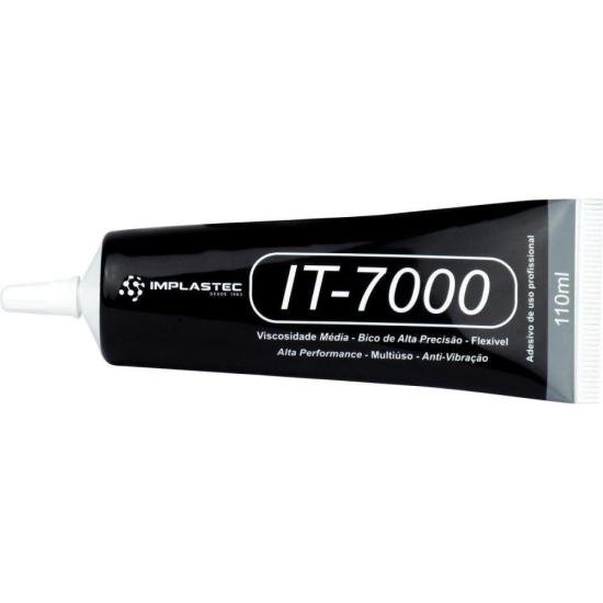 Cola Multiuso Preta IT7000 Implastec