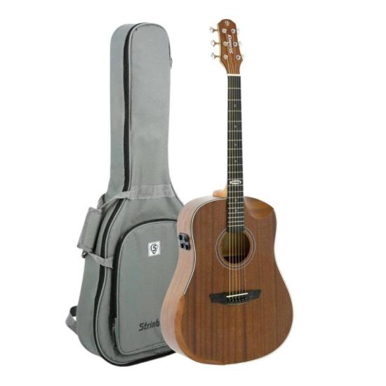 Violão Strinberg SD301HCR (MGS) Folk Eletroacústico Fosco Com Bag