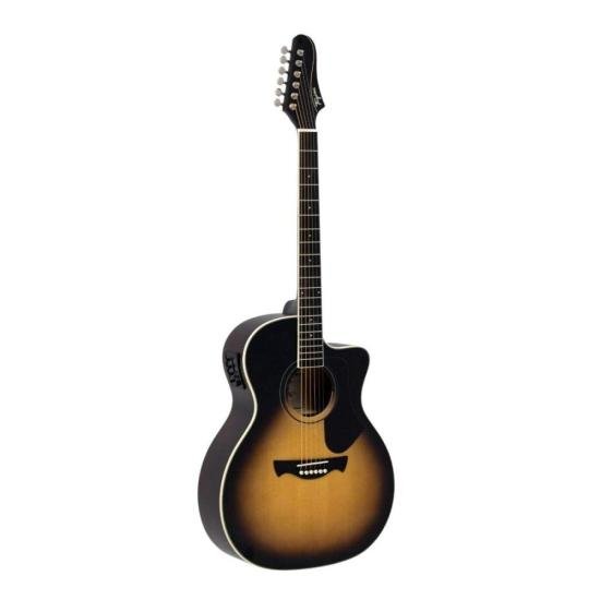 Violão Tagima Rio Negro Eletroacústico Aço Vintage Sunburst