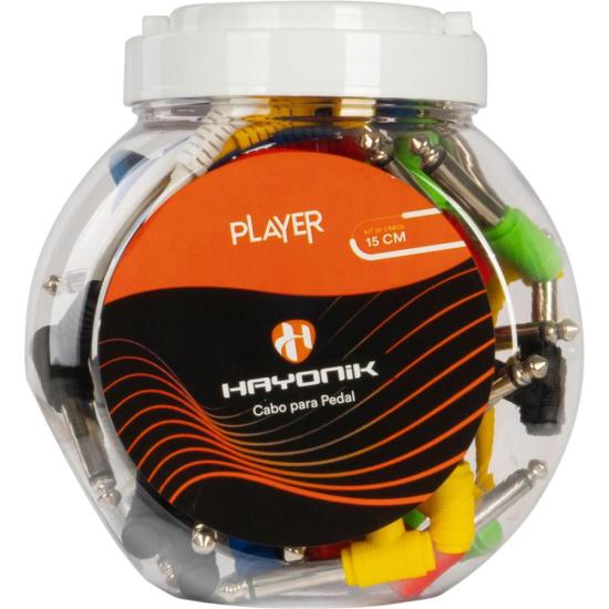 Kit Cabo Para Pedal HAYONIK 15cm Sortido Com 20