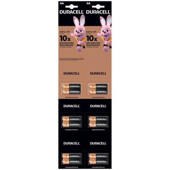 Pilha Alcalina 1,5v AA MN1500 (C/12 Pilhas) Duracell  - BLI / 12