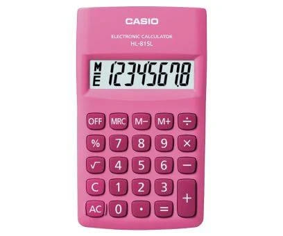 Calculadora De Bolso 8 Digitos Rosa - Hl-815l-pk-w-dp