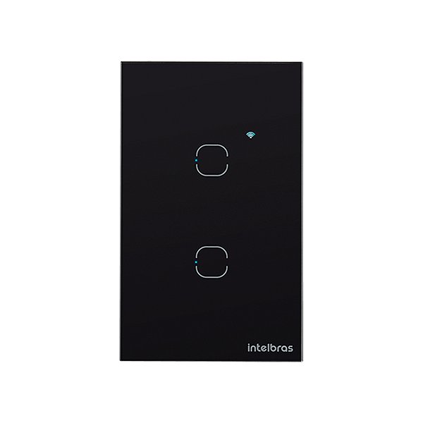 Interruptor Smart Zigbee Touch 2 Preto Ezs 1002 4850048