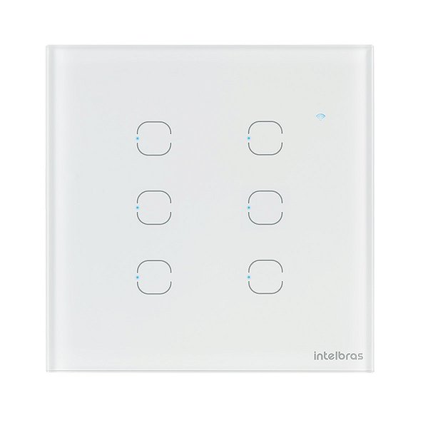 Interruptor Smart Wi-fi Touch 6 Teclas Branco Ews 1006 4850030