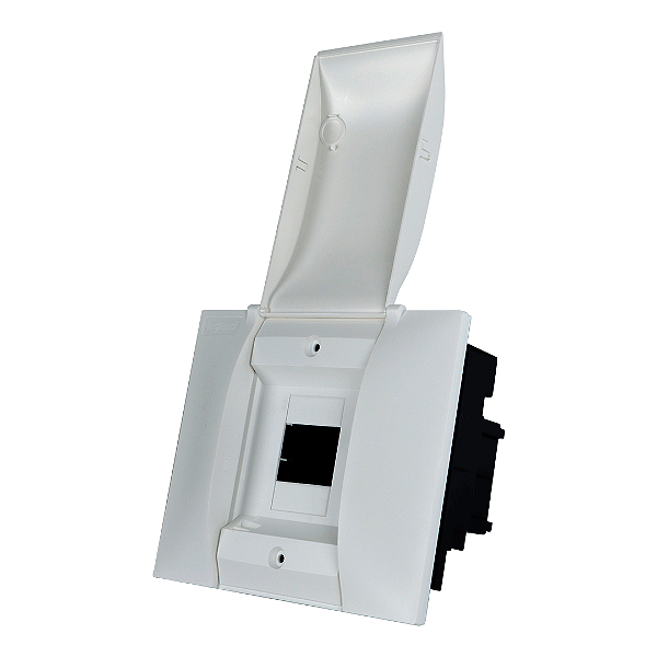 Quadro De Distribuicao Protectbox 4 Din Embutir Branco 134004