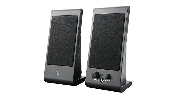 Caixas De Som 2.0 3w Rms Alimentação Usb Conexão P2 Controle Volume - Sp009