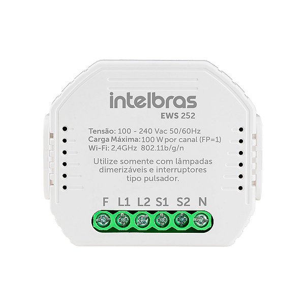 Interruptor Controlador Dimmer Smart Wi-fi Ews 252 4850032
