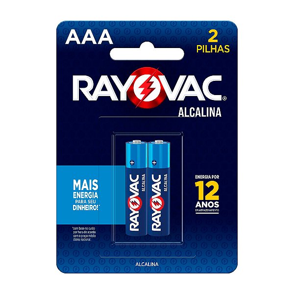 Pilha Alcalina Aaa Com 2  20912