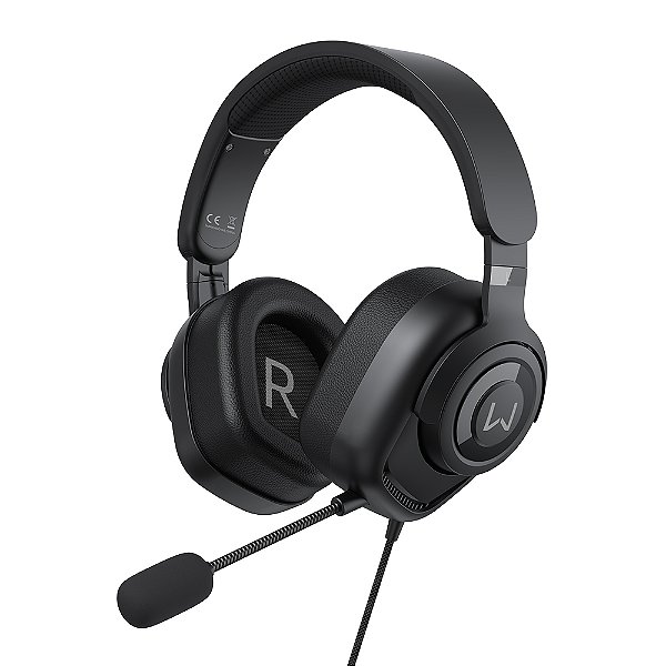 Fone De Ouvido Headset Gamer Warrior Huginn Preto - Ph701