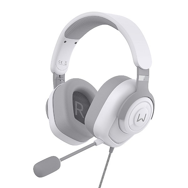 Fone De Ouvido Headset Gamer Warrior Huginn Branco - Ph700