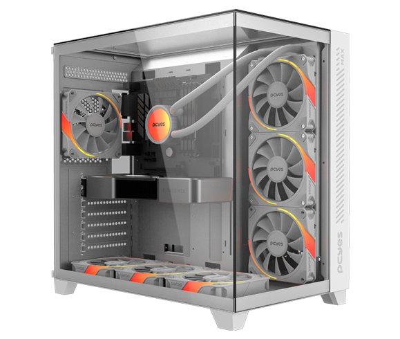 Gabinete Gamer Forcefield Max White Ghost - Gffmaxwg
