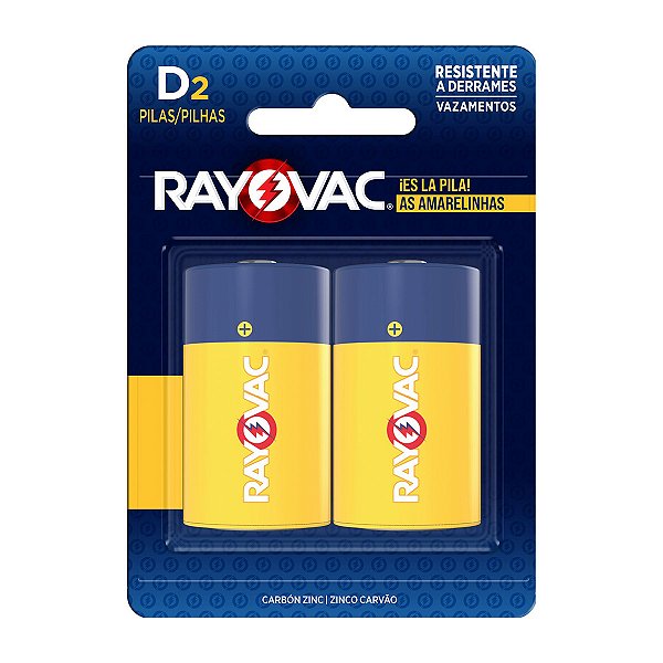 Pilha Comum Grande D2 Com 2 10298