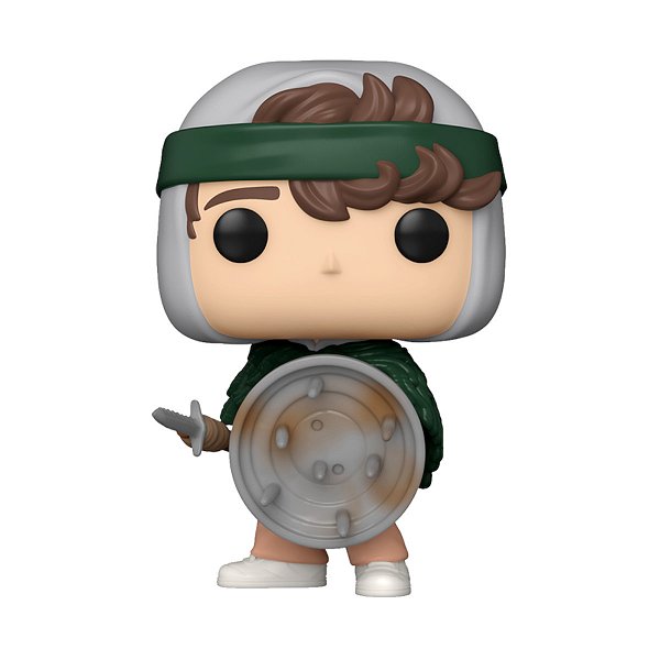 Pop! Stranger Things - 4ª Temporada - Dustin Com Lança E Escudo #1463