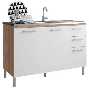 Balcao Pia Kits Parana  Mad 1,20 M S/tampo - 2905