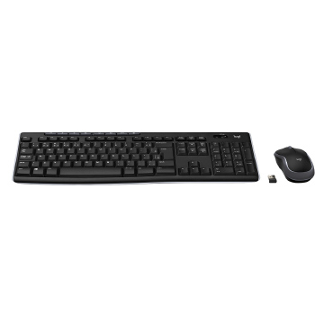 Combo Teclado E Mouse Logitech Sem Fio Mk270 - 920-004433