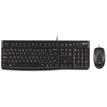 Combo Teclado E Mouse Com Fio  Logitech Mk120 - 920-004429