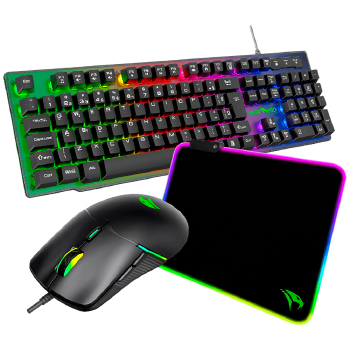 Combo Teclado Mouse Mousepad Naja Viper Pro - 417