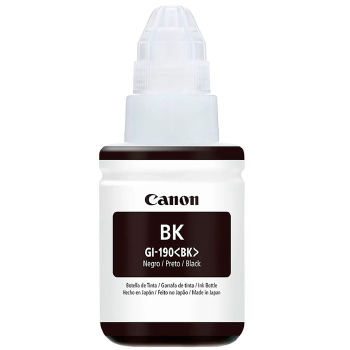 Refil Tanque Tinta Canon Preta Gi-190 Bk - 0667c001ac
