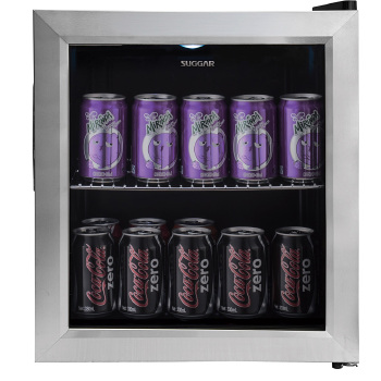 Frigobar 46l Suggar Tampa Vidro - Fb4612ix