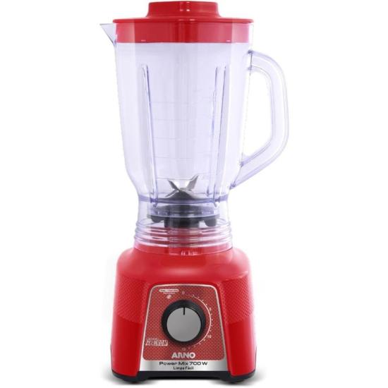 Liquidificador Arno Power Mix LQ34 700W Limpa Fácil Vermelho 127V