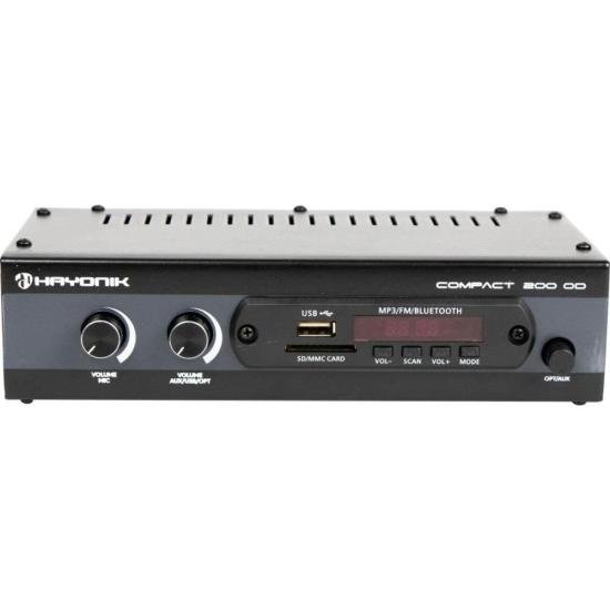 Amplificador Óptico Hayonik Compact 200 OD 20W RMS