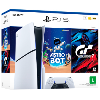 Console Playstation 5 Slim Disc   2 Jogos 1 Contro - So000152ps5