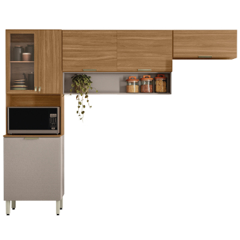 Conj Cozinha Demobile Alba 6 Pts - 92711-184 - PC / 2