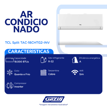 Ar Split 18.000 Tcl Inverter Q/f - Tac-18chtg2-inv - PC / 2