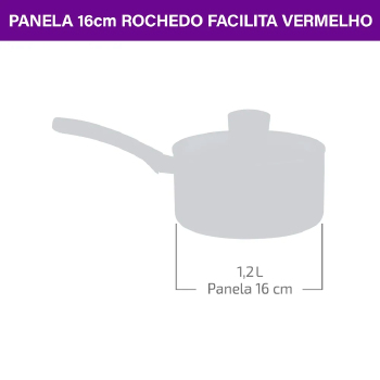 Panela Rochedo Facilita 16cm - 5861034137
