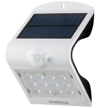 Luminaria Arandela Solar Intelbras Asi 220 Branca - 4842811